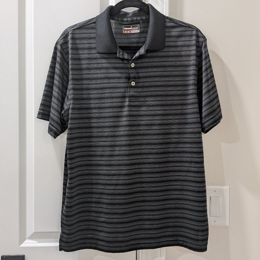 Grand Slam Men's Dri-FIT stripe golf polo-Size M